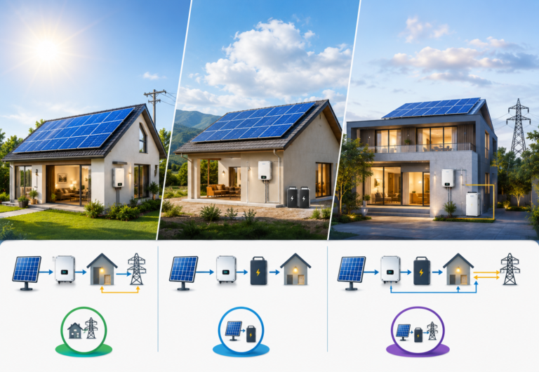 On-Grid vs Off-Grid vs Hybrid Solar: Which Solar System Is Right for You?
